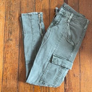 J Brand olive cargo jeans